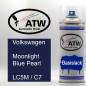 Preview: Volkswagen, Moonlight Blue Pearl, LC5M / C7: 400ml Sprühdose, von ATW Autoteile West.